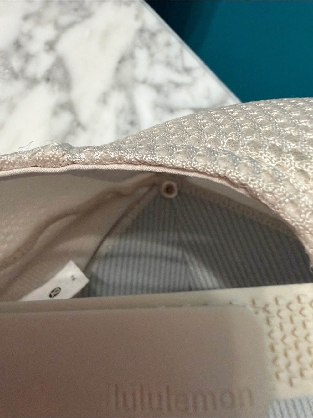 lululemon athletica Cream Logo Mesh Trucker Hat - Picture 5 of 6